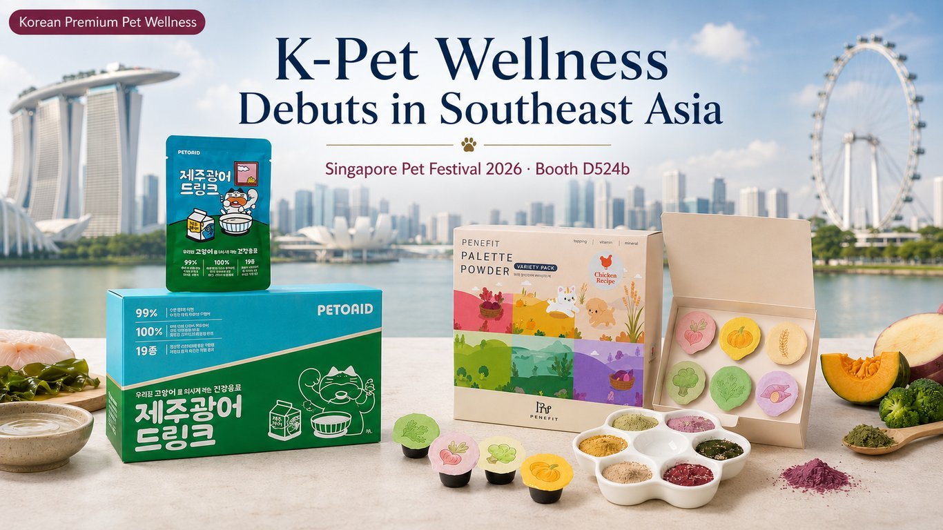 PETOAID’s Jeju Flounder Drink is a feline hydration broth made with Jeju olive flounder, designed to support cats’ voluntary water intake and daily wellness.
AI-assisted visual courtesy of HUFS GTEP Team WON:DER.